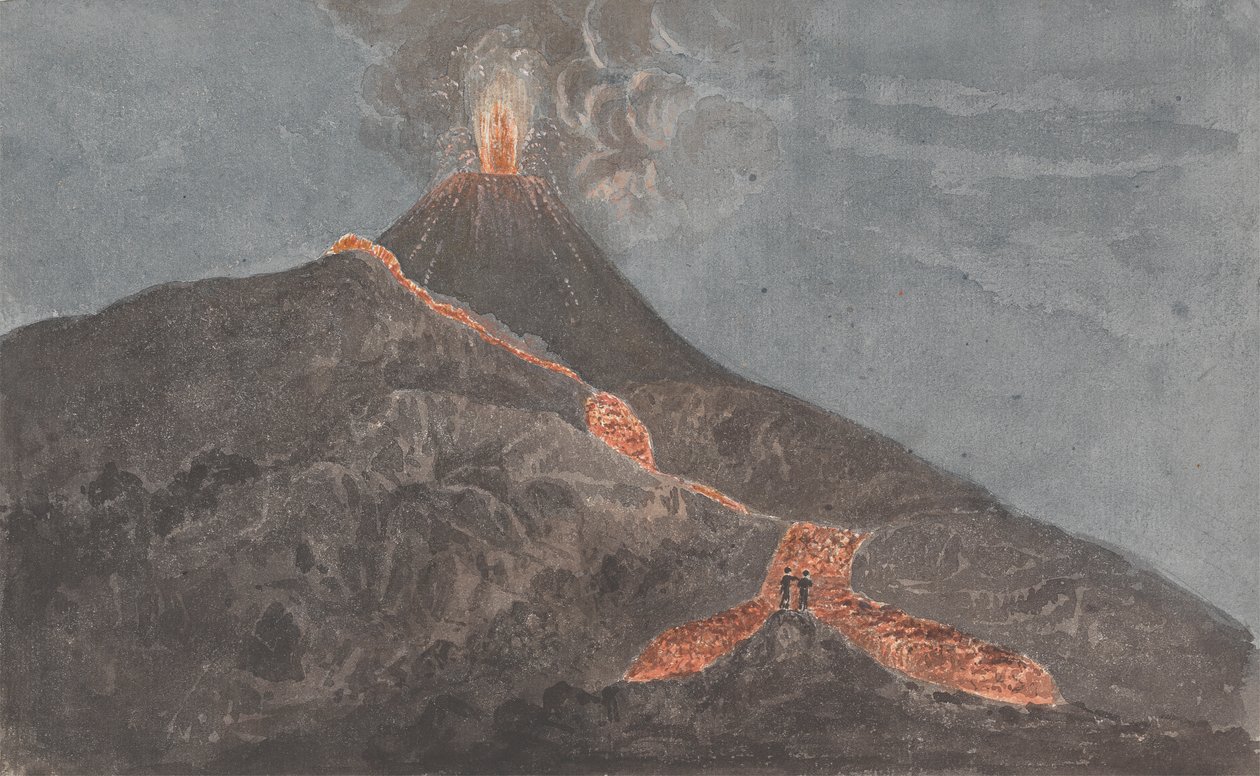 Vesuvius in Eruption by Isaac Weld