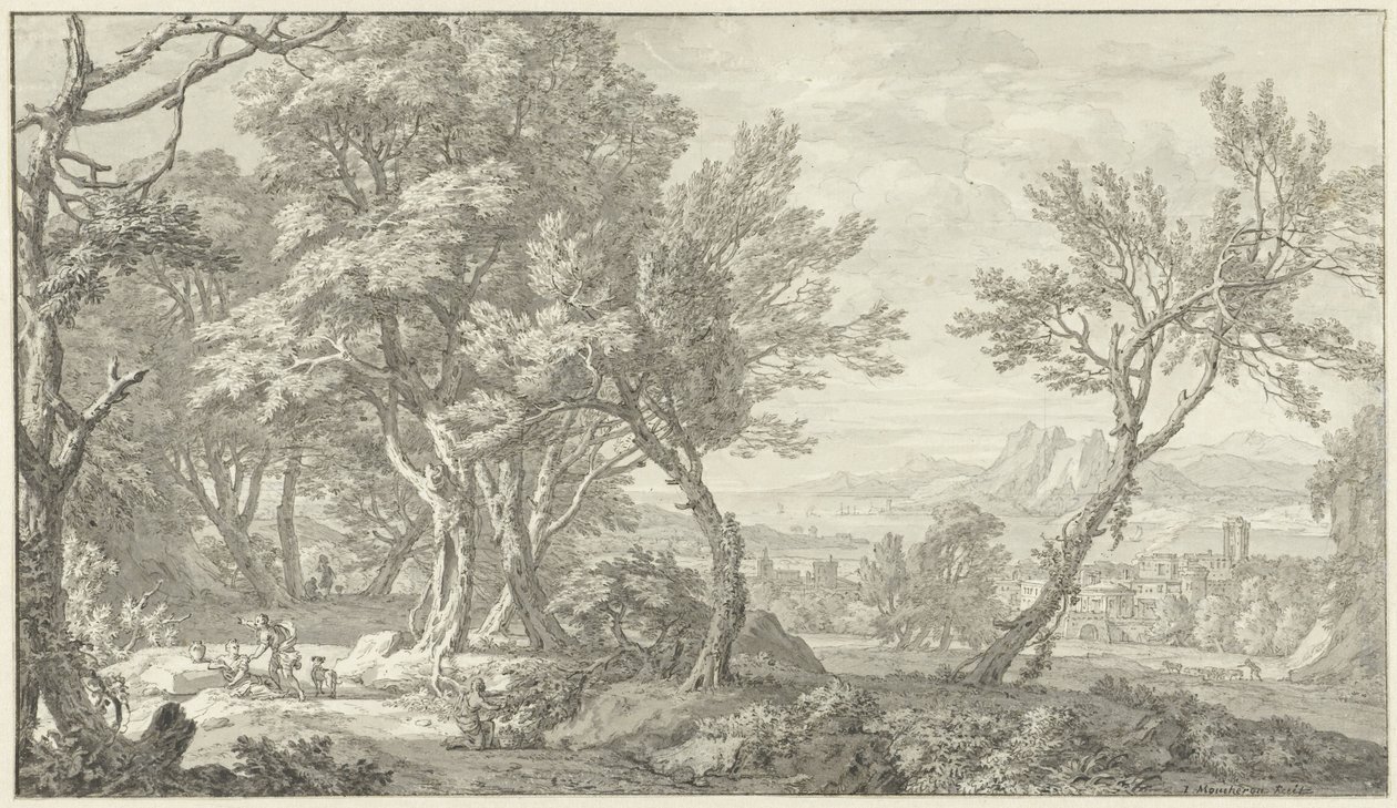 Arcadian Landscape by Isaac de Moucheron