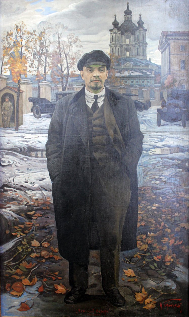 October in Smolny by Isaak Israilevich Brodsky
