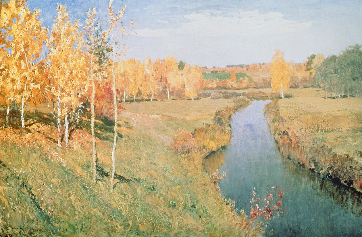 Golden Autumn, 1895 by Isaak Ilyich Levitan
