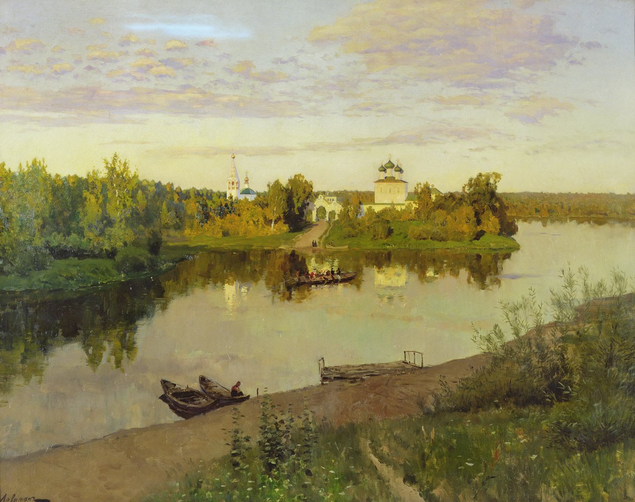 The Evening Bell Tolls, 1892 by Isaak Ilyich Levitan
