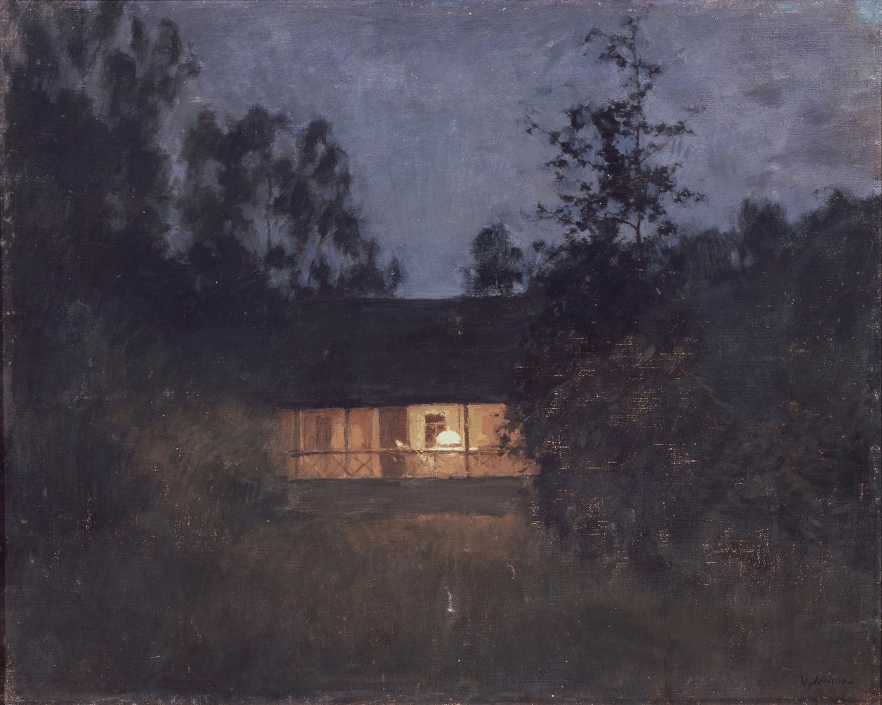 Country House at Twilight by Isaak Ilyich Levitan