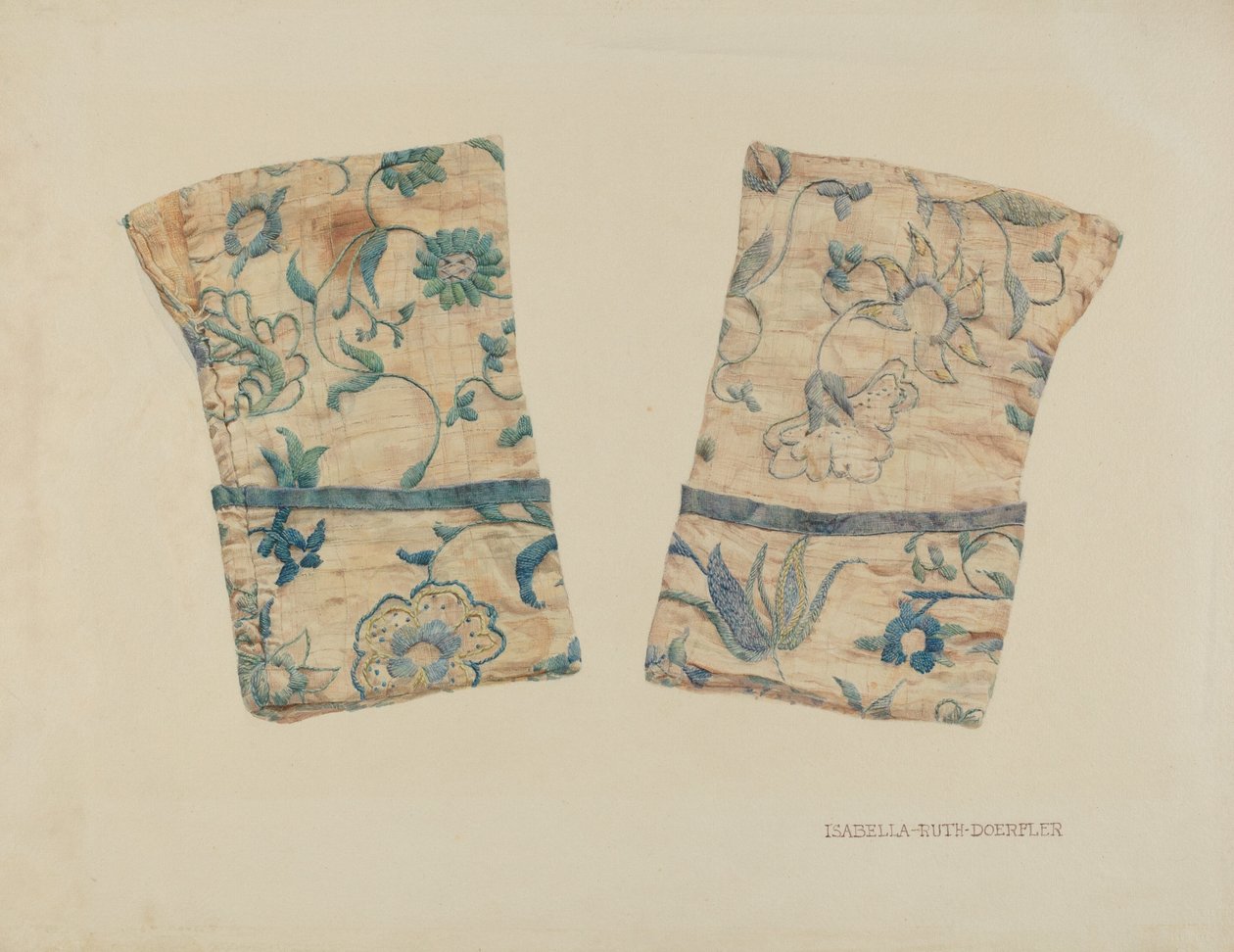 Linen Cuffs by Isabella Ruth Doerfler