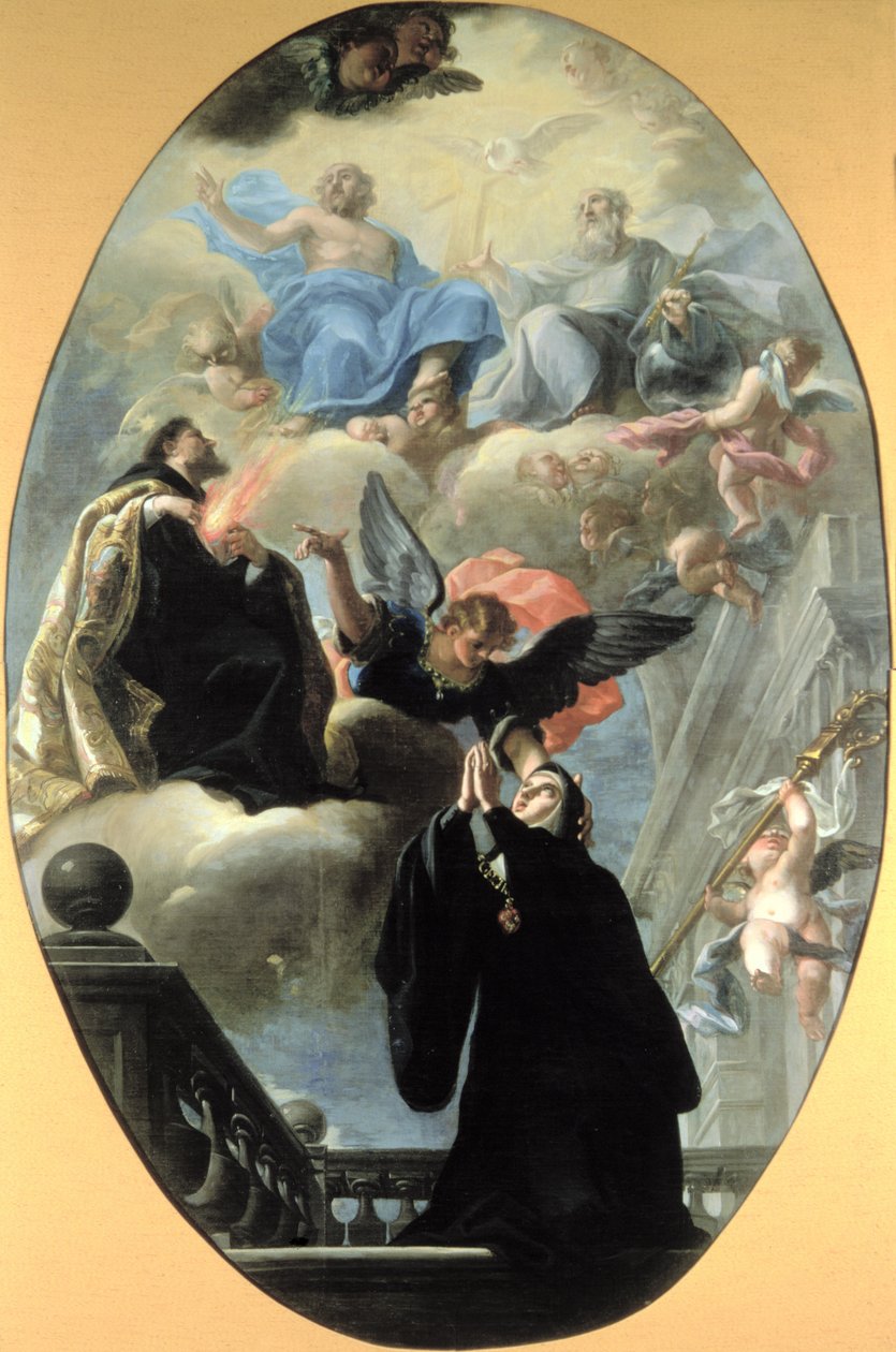 Vision of St. Gertrude by Isidoro Arredondo