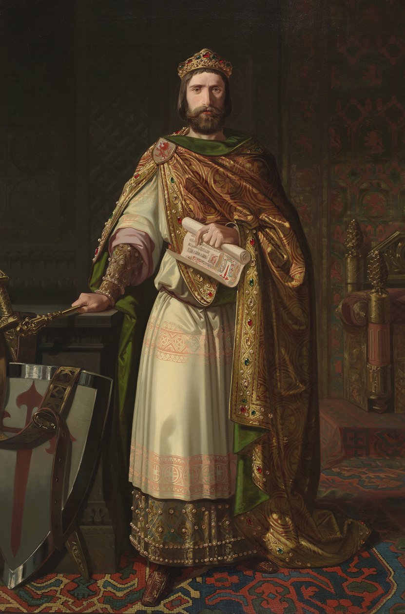 King Ferdinand II of León by Isidoro Lozano