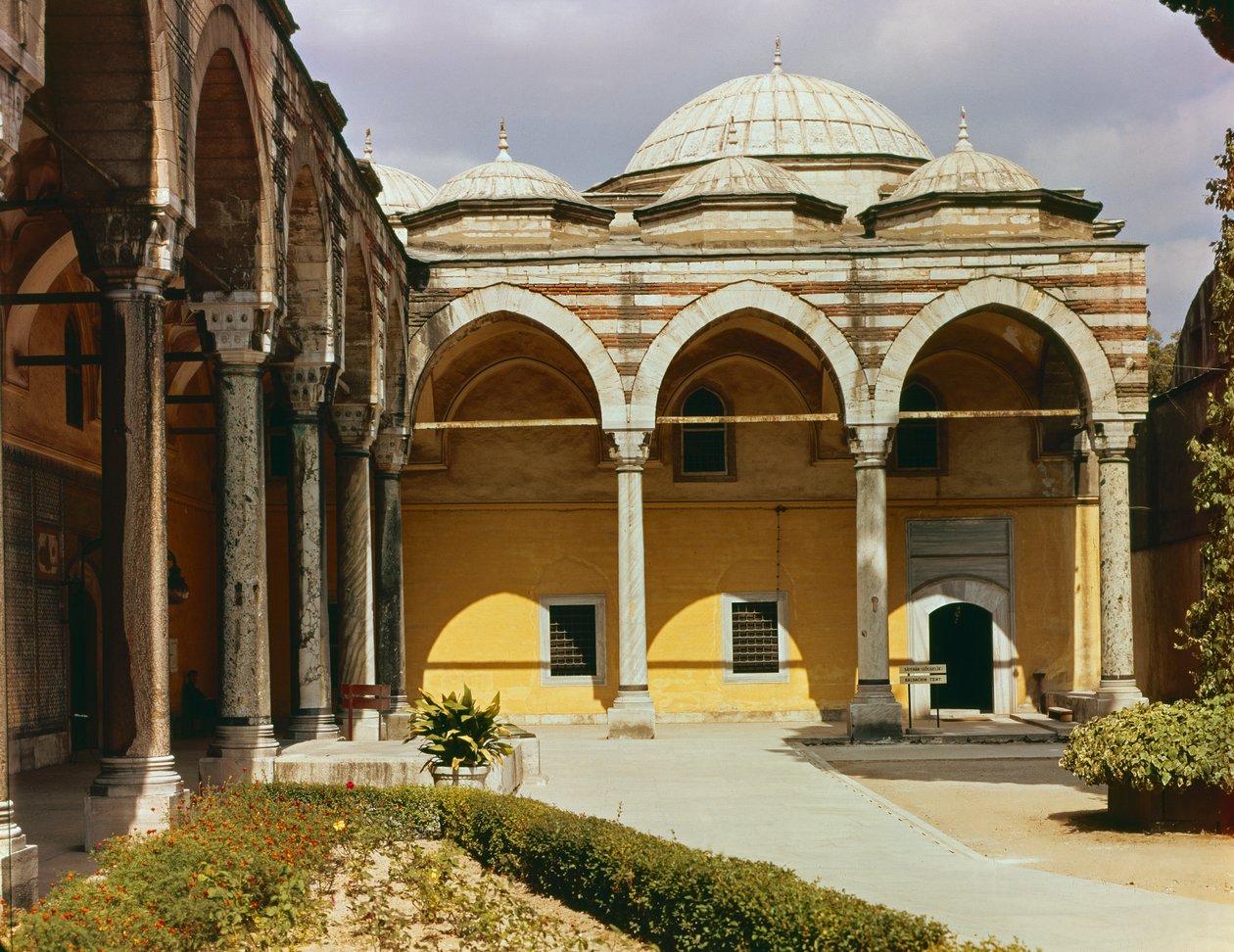 Interior courtyard of the Topkapi Palace by Islamic School