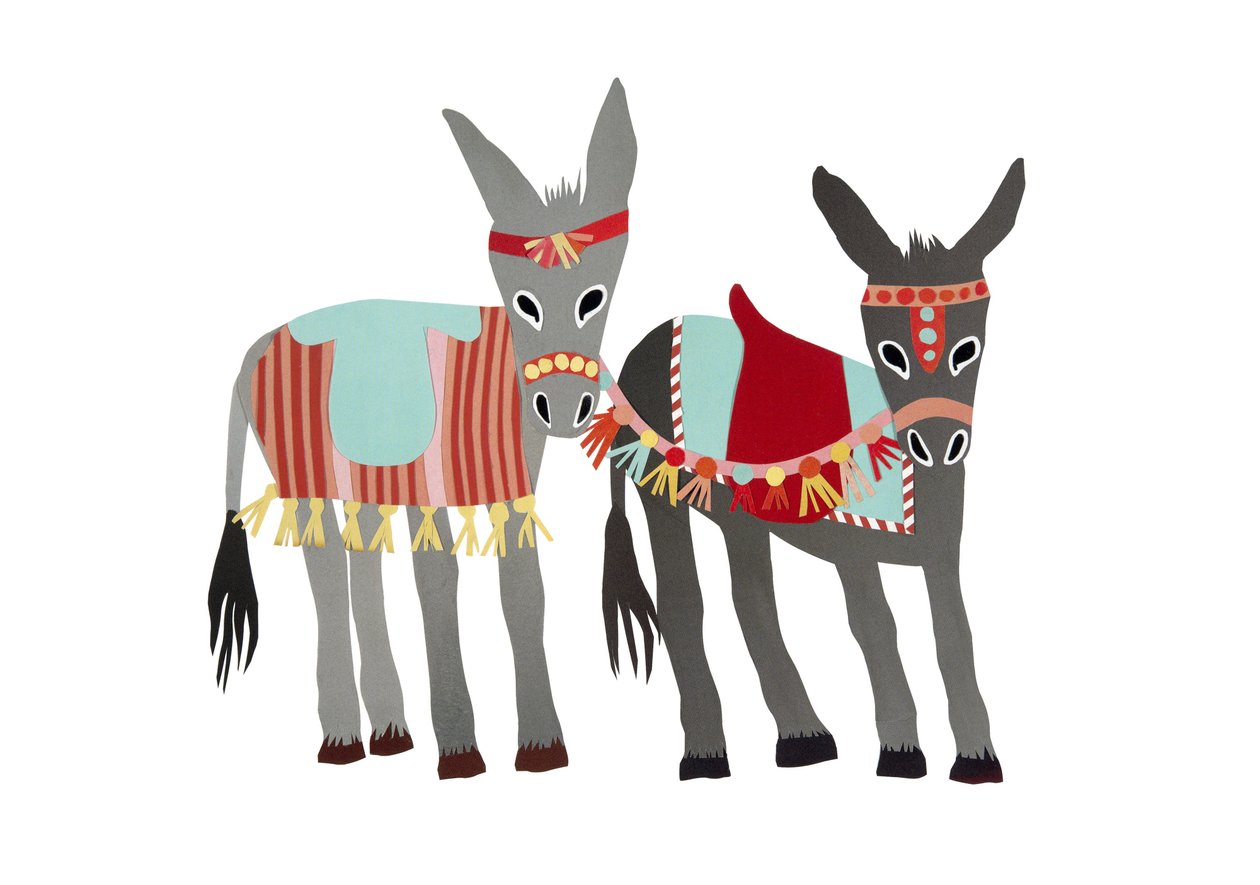 Donkeys, 2014 by Isobel Barber