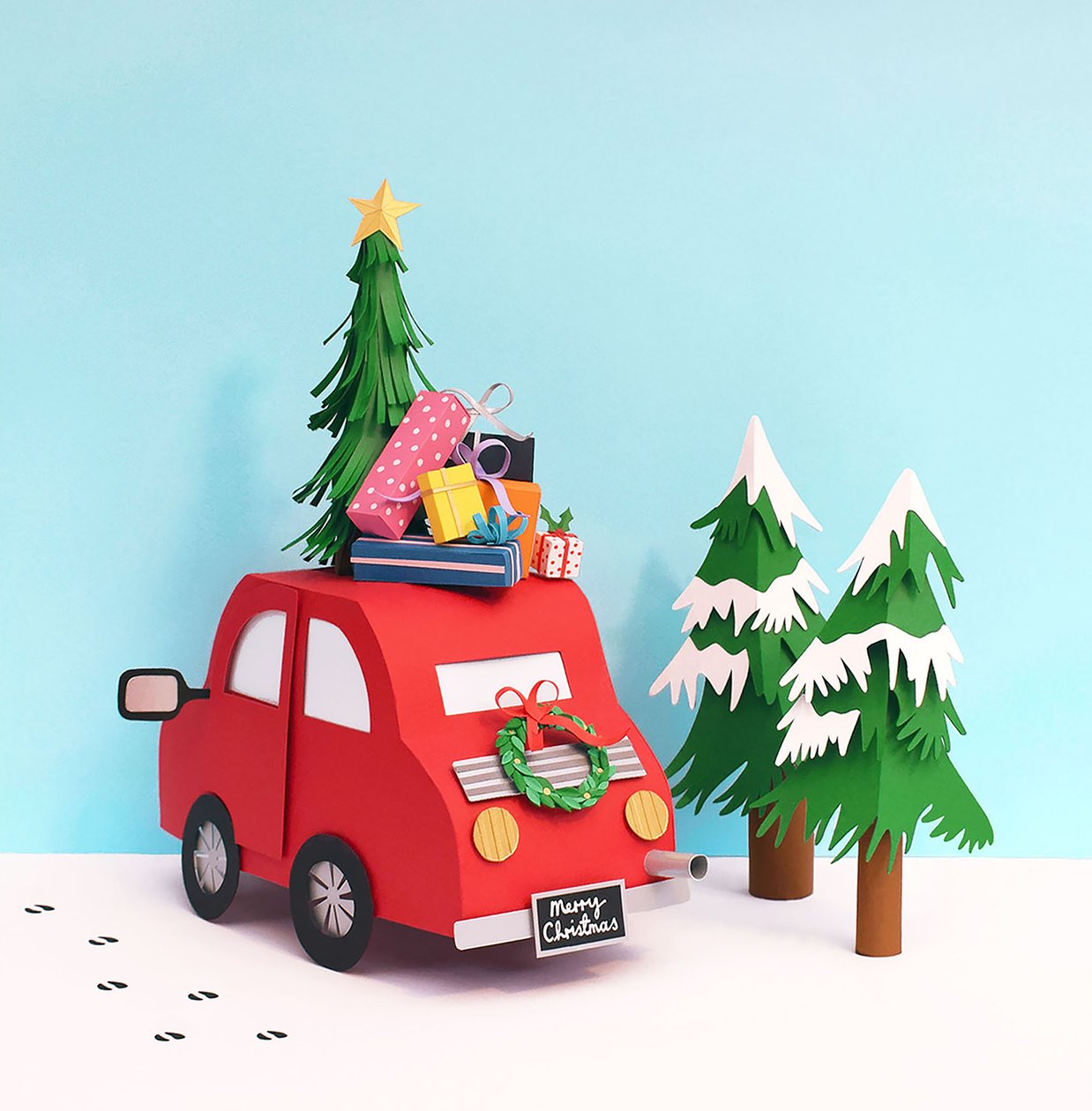 Driving Home For Christmas, 2016 by Isobel Barber