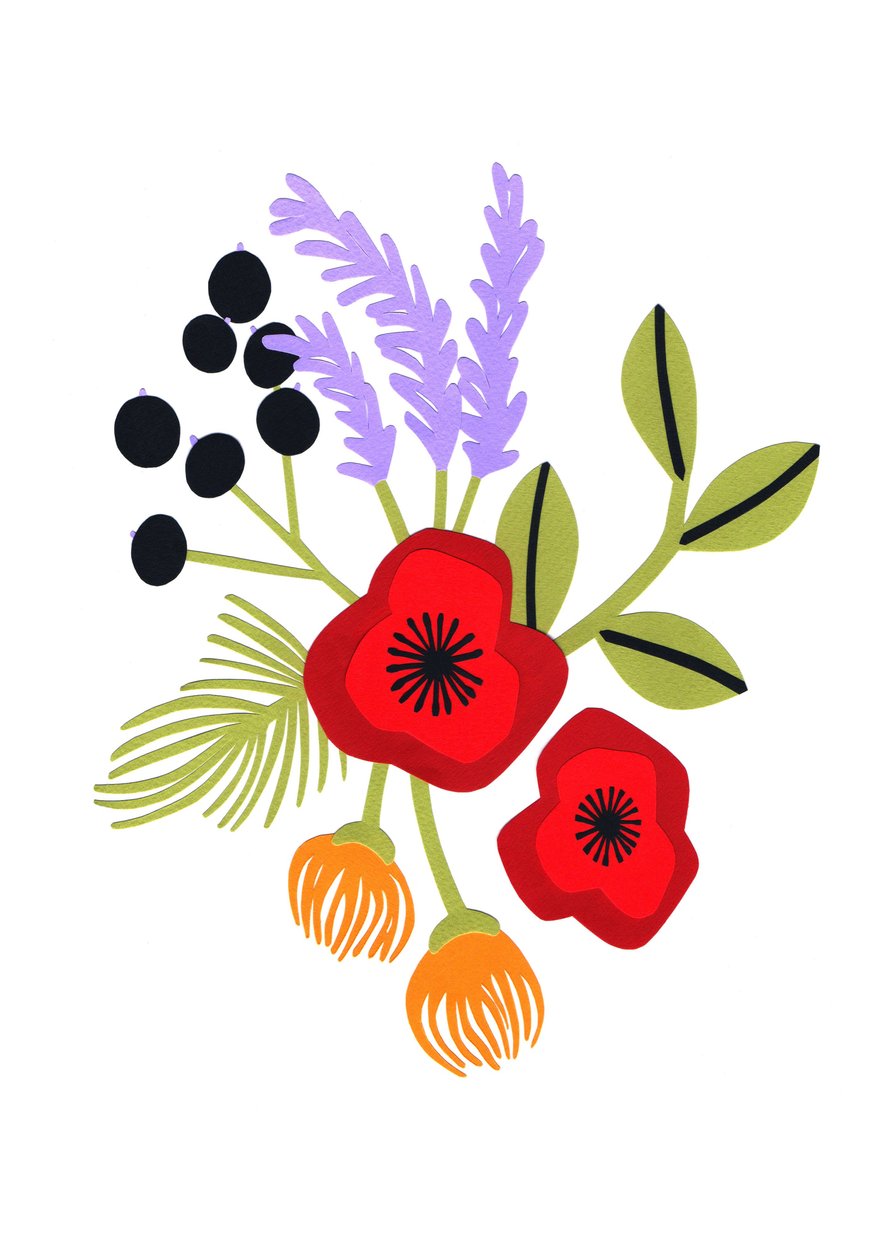 Poppies, 2015 by Isobel Barber