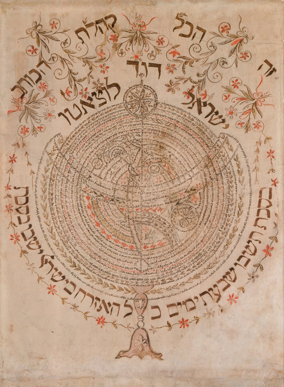 Sukkah Decoration by Israel David Luzzatto
