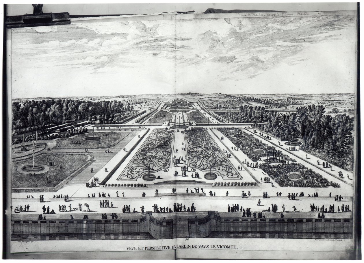 Perspective View of the Garden of Vaux-le-Vicomte by Israël Silvestre the Younger