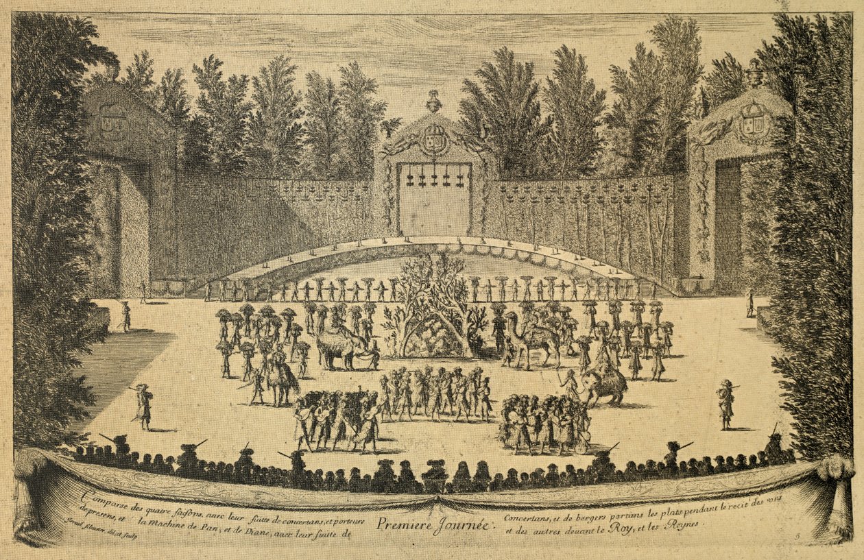 Festivities at Versailles by Israel Sylvestre