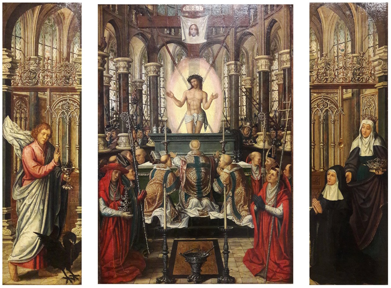 The Mass of Saint Gregory by Israhel van Meckenem