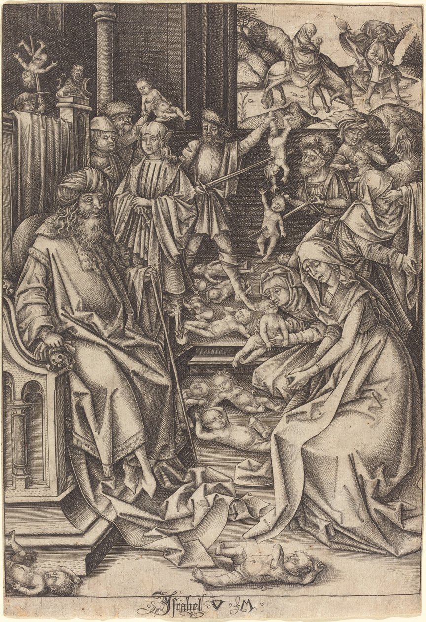 Massacre of the Innocents by Israhel van Meckenem