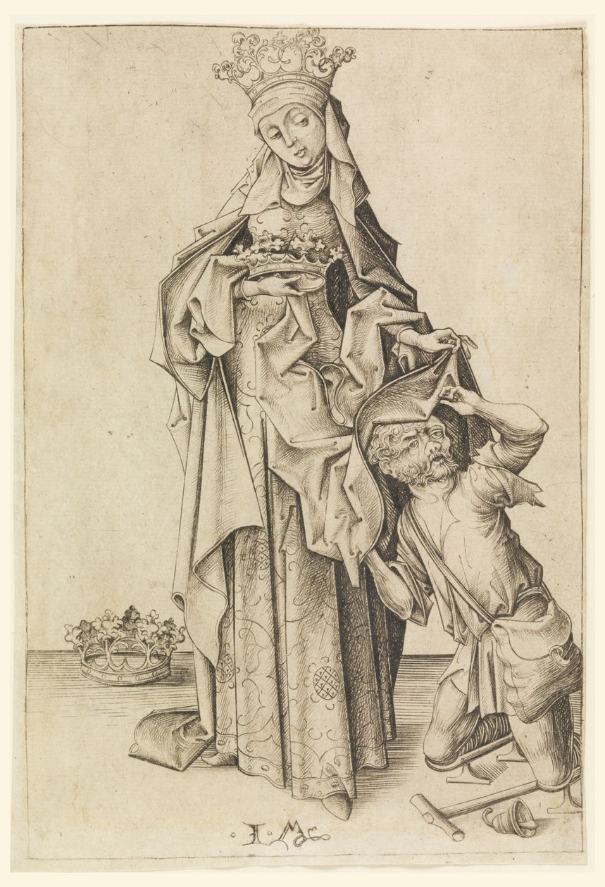 St. Elizabeth by Israhel van Meckenem