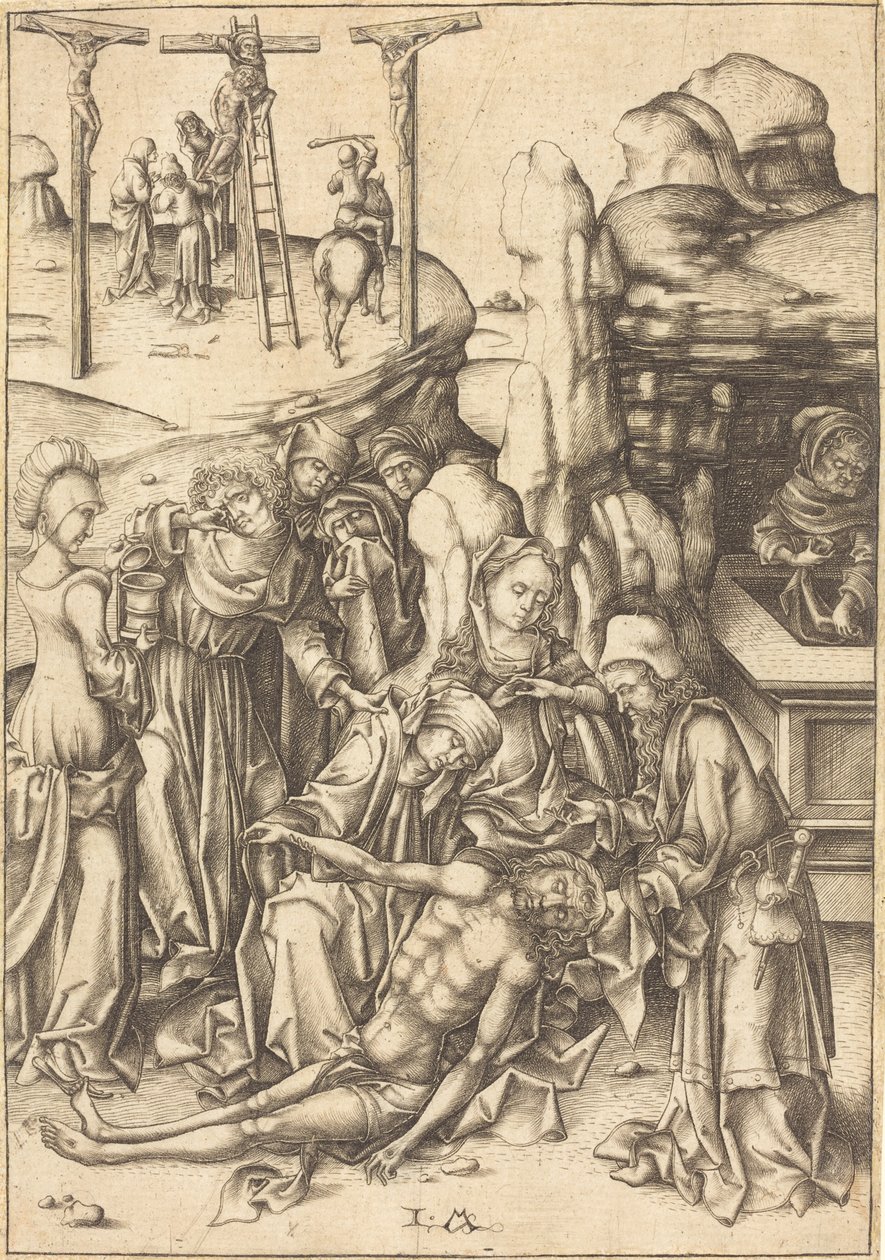 The Lamentation by Israhel van Meckenem