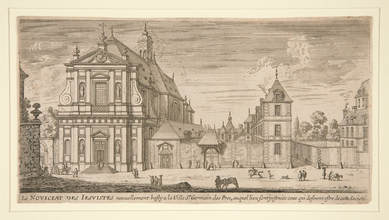 Jesuit Novitiate in St. Germain des Pres by Israël Silvestre