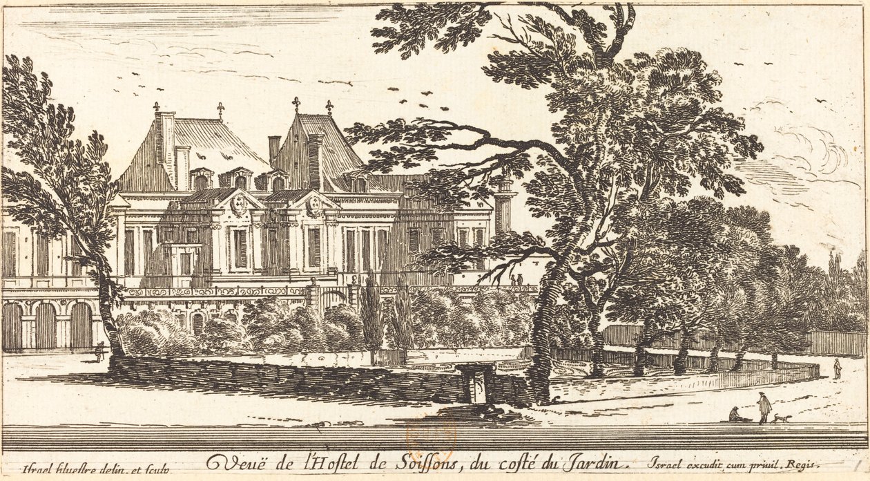 View of the Hostel of Soissons by Israël Silvestre