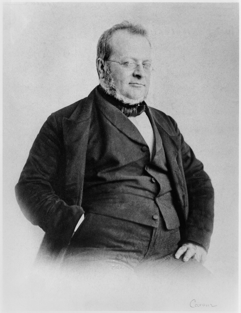 Count Camillo Berso of Cavour by Italian Photographer