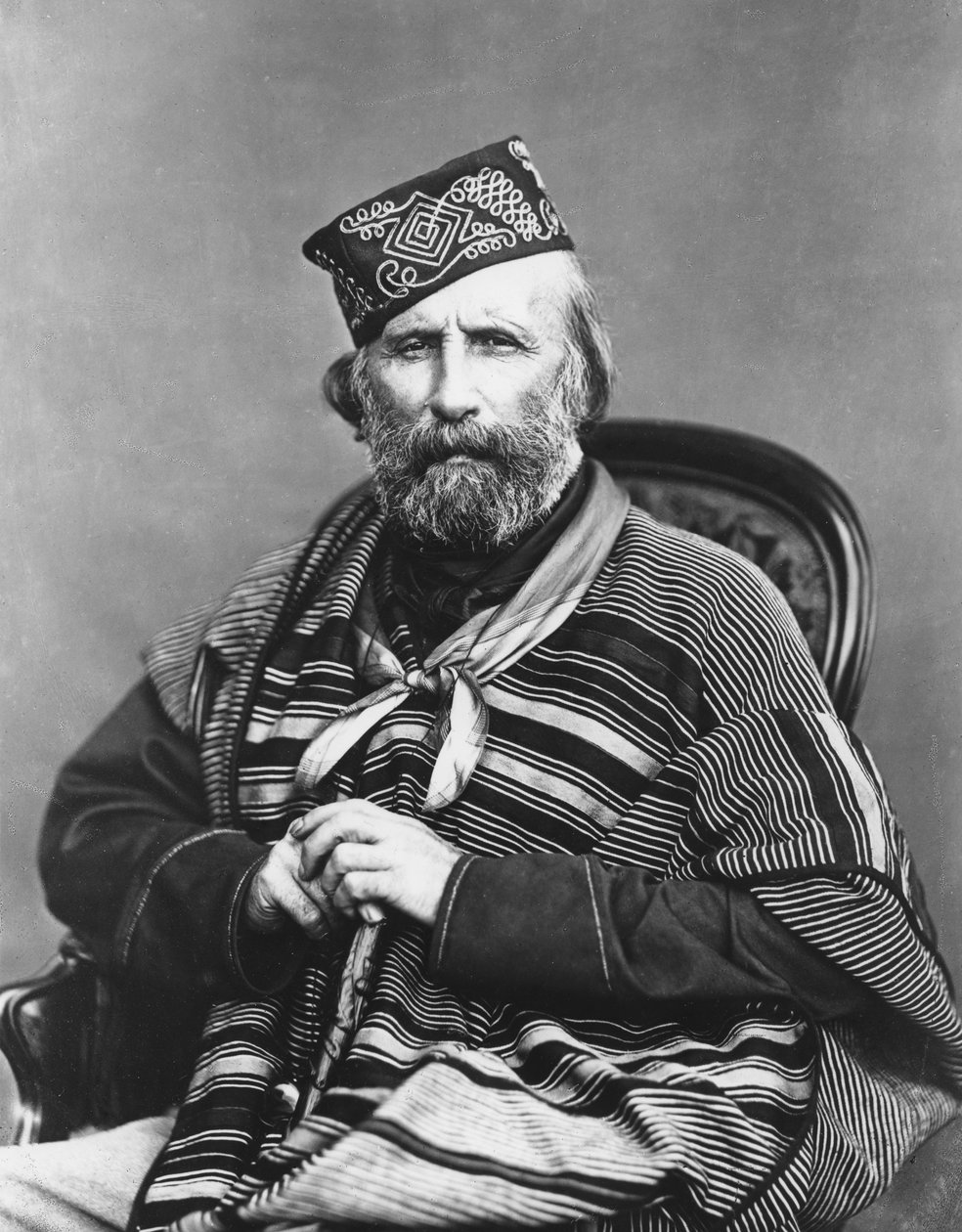 Portrait of Garibaldi by Italian Photographer