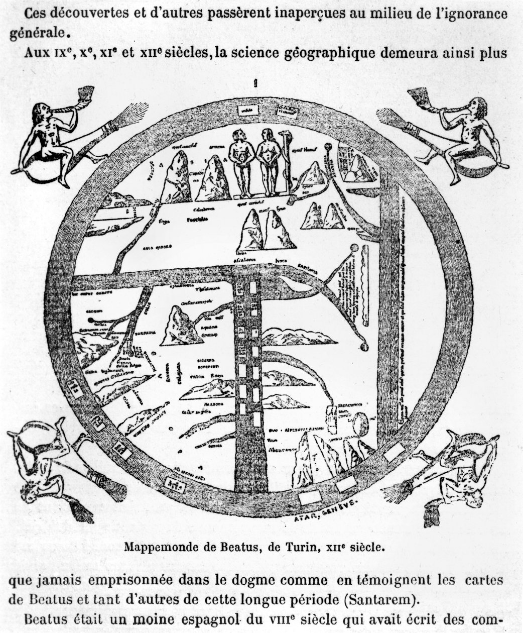 Beatus of Turin Mappamundi by Italian School