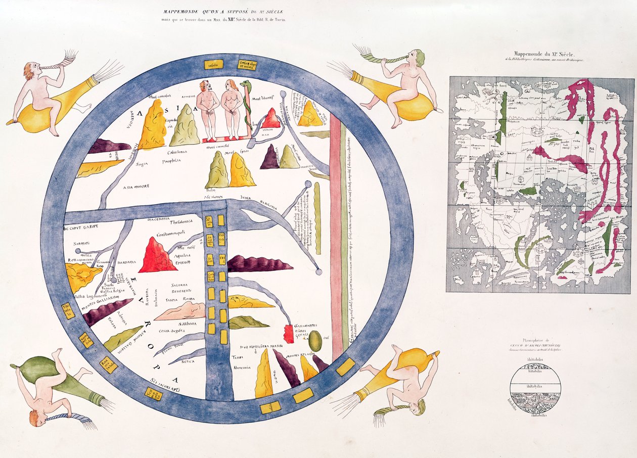 Beatus of Turin Mappamundi by Italian School