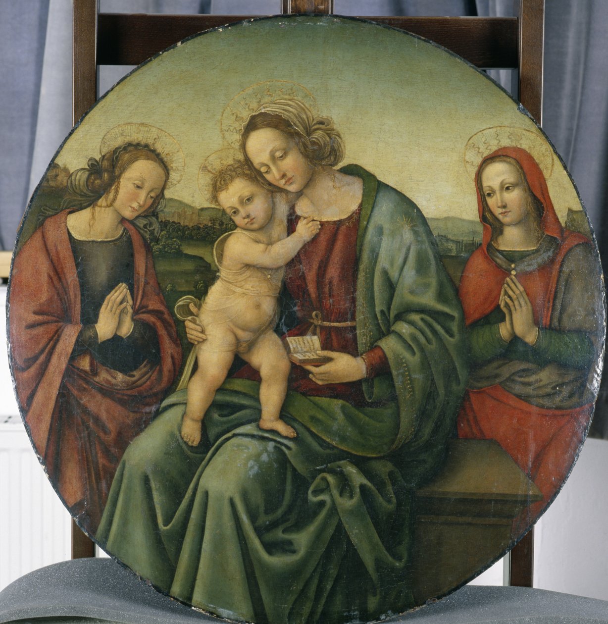 Madonna with Child and Two Female Saints by Italian School