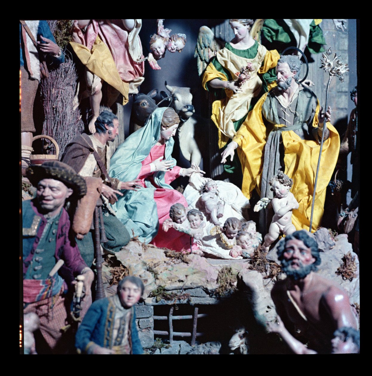 Nativity, Made in Naples (detail) by Italian School