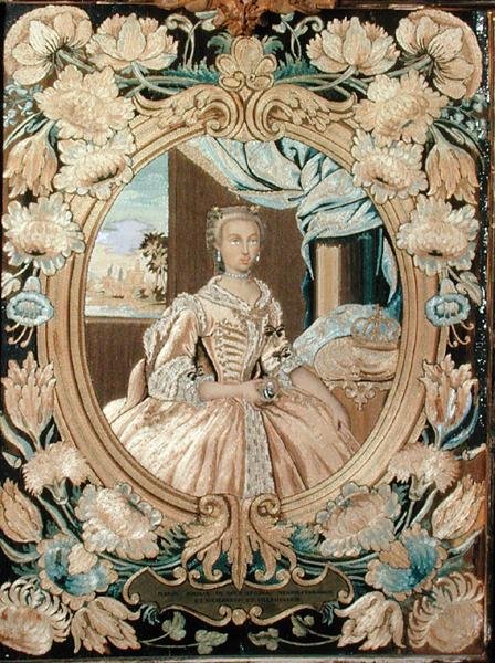 Portrait of Maria Amalia of Saxony (1724-60) by Italian School