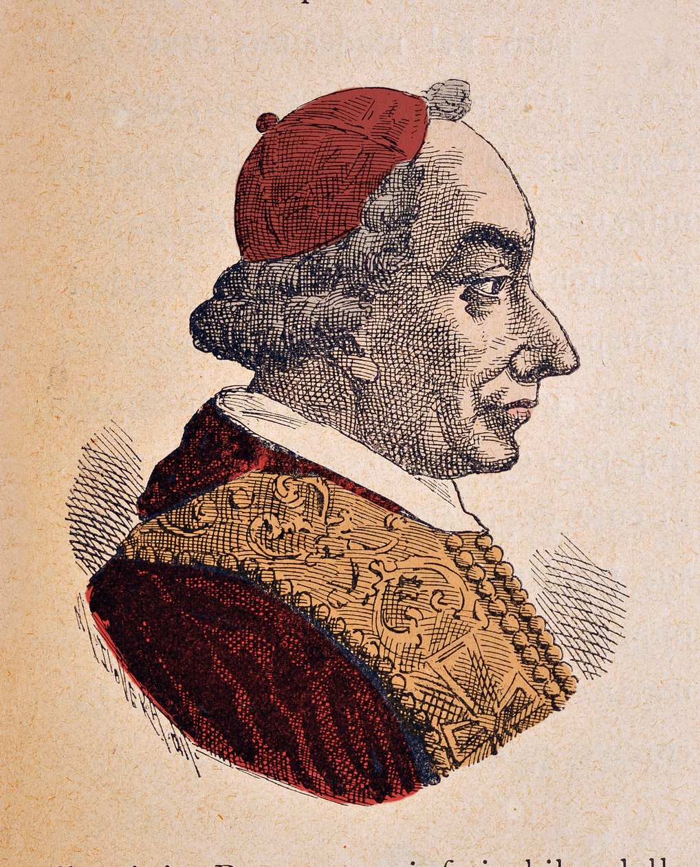 Portrait of Pope Pius VI (1775-1799), 1898 by Italian School