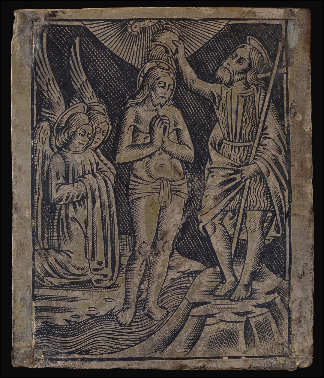 Baptism of Christ by Italian 16th Century