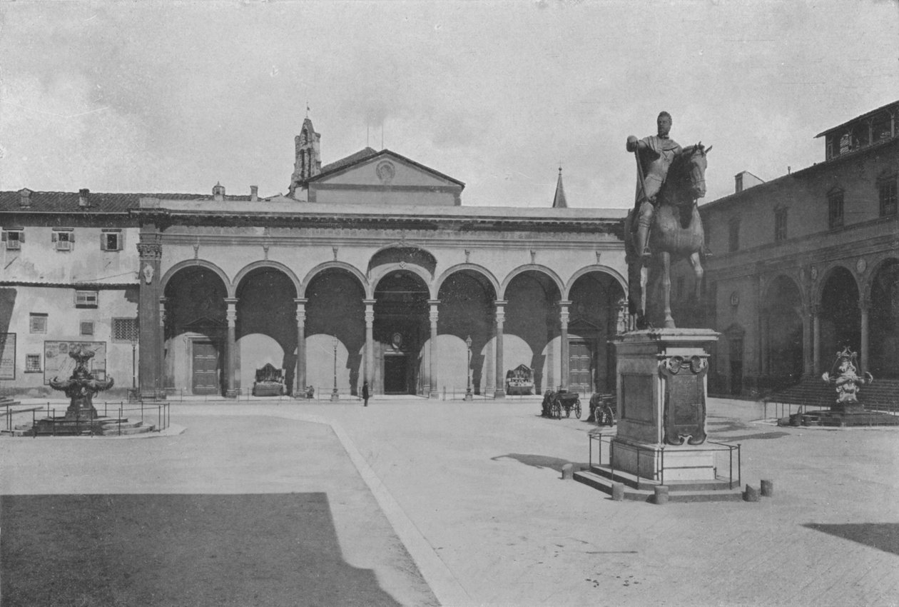 Florence, Church of the Most Holy Annunciation by Italian Photographer