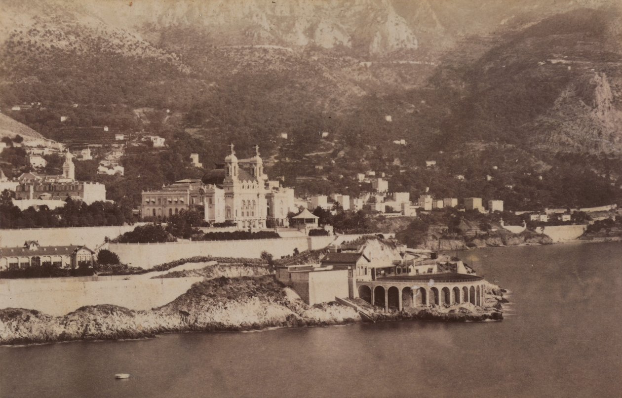 The Gulf of Montecarlo, 07/1887 by Italian Photographer