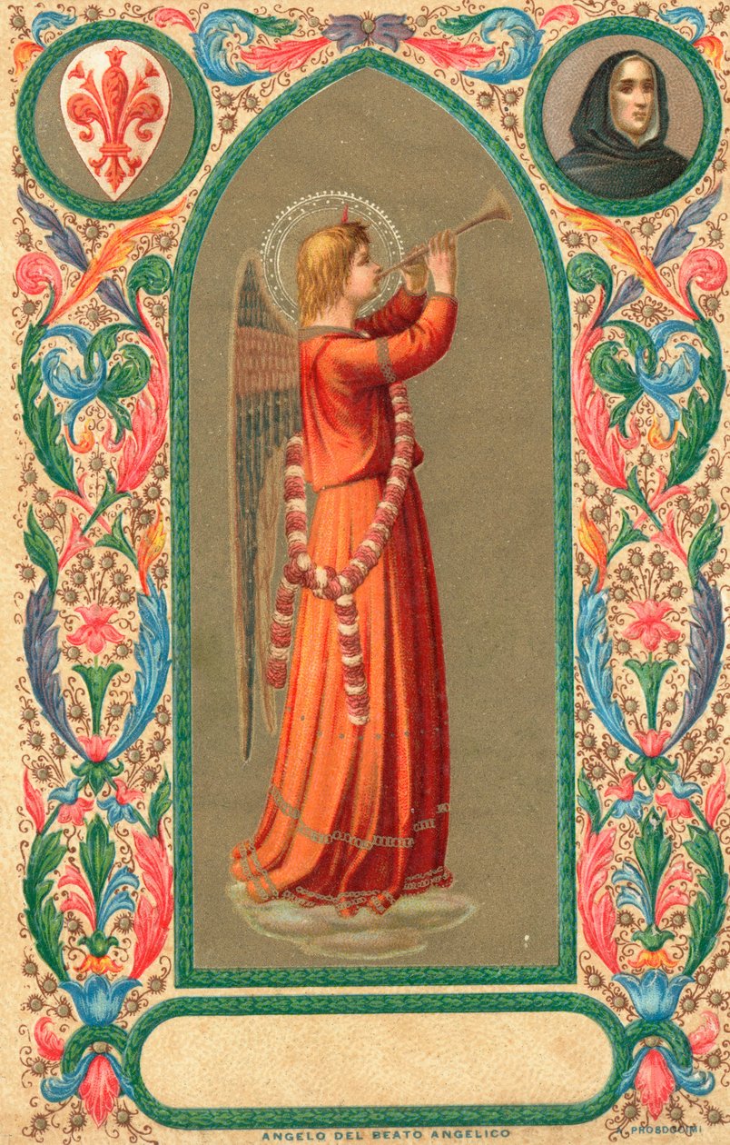 Angel by Fra Angelico by Italian School