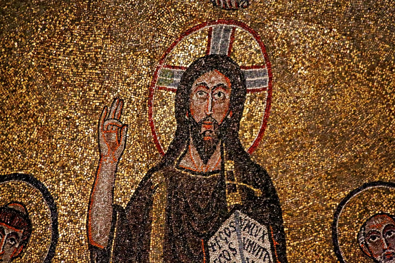 Apse detail with Christ by Italian School