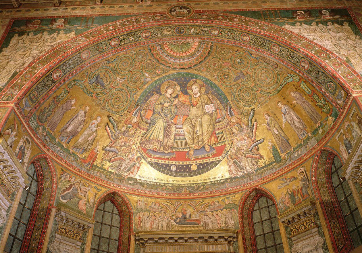 Christ Enthroned by Italian School
