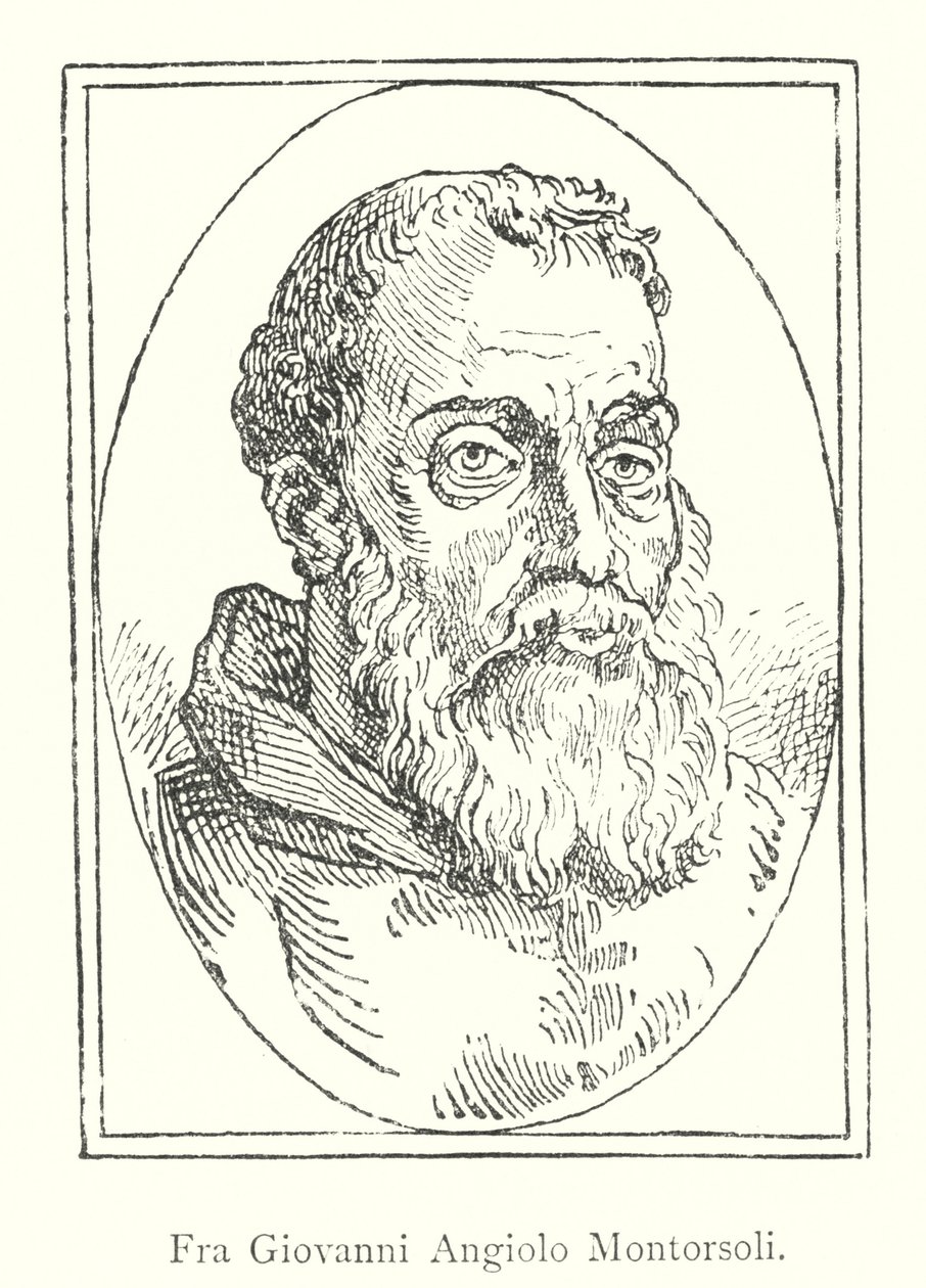 Fra Giovanni Angelo Montorsoli (engraving) by Italian School