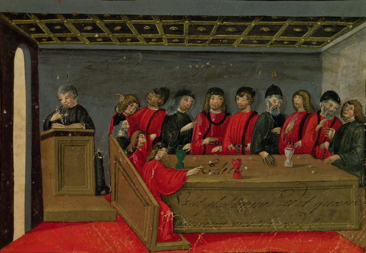 Guild of Fish Sellers by Italian School