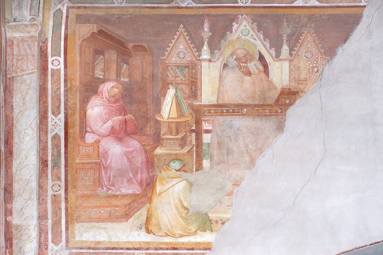 Holy Monk by Italian School