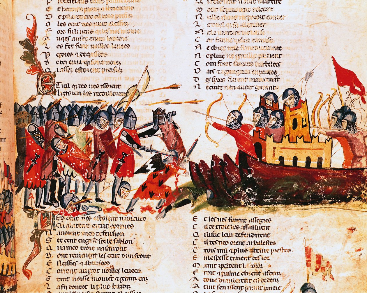 Knights Fighting by Italian School