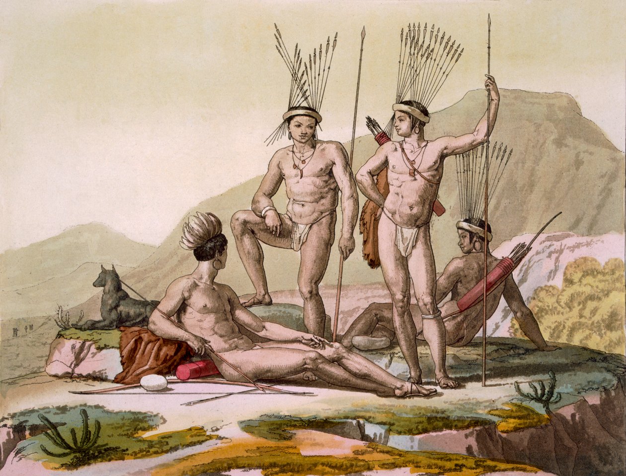 Korah Hottentots of the Cape, c.1820s-30s by Italian School
