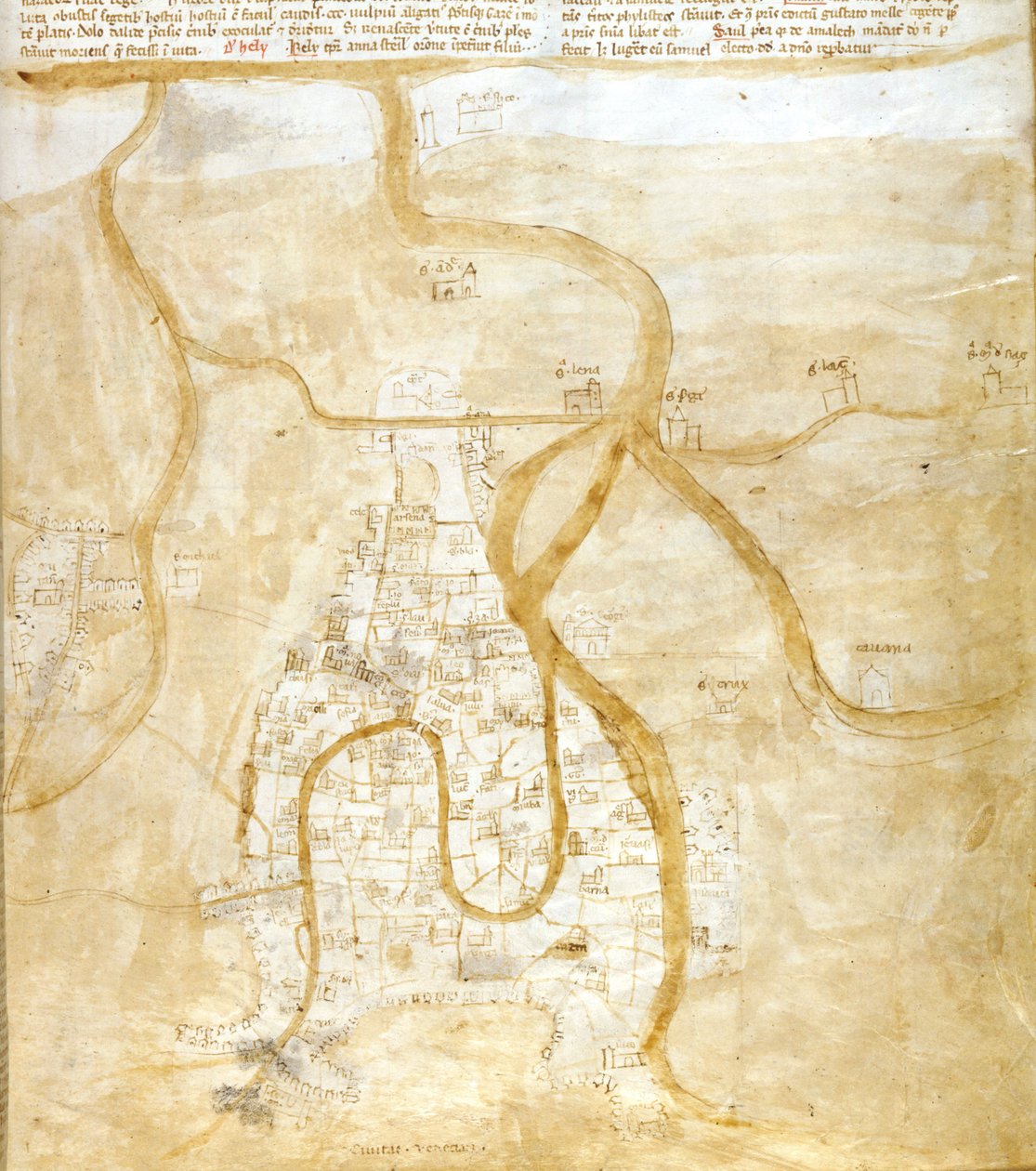 Map of Venice by Italian School
