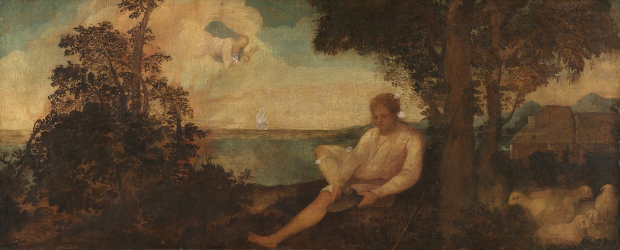 Moses and the Burning Bush by Italian School