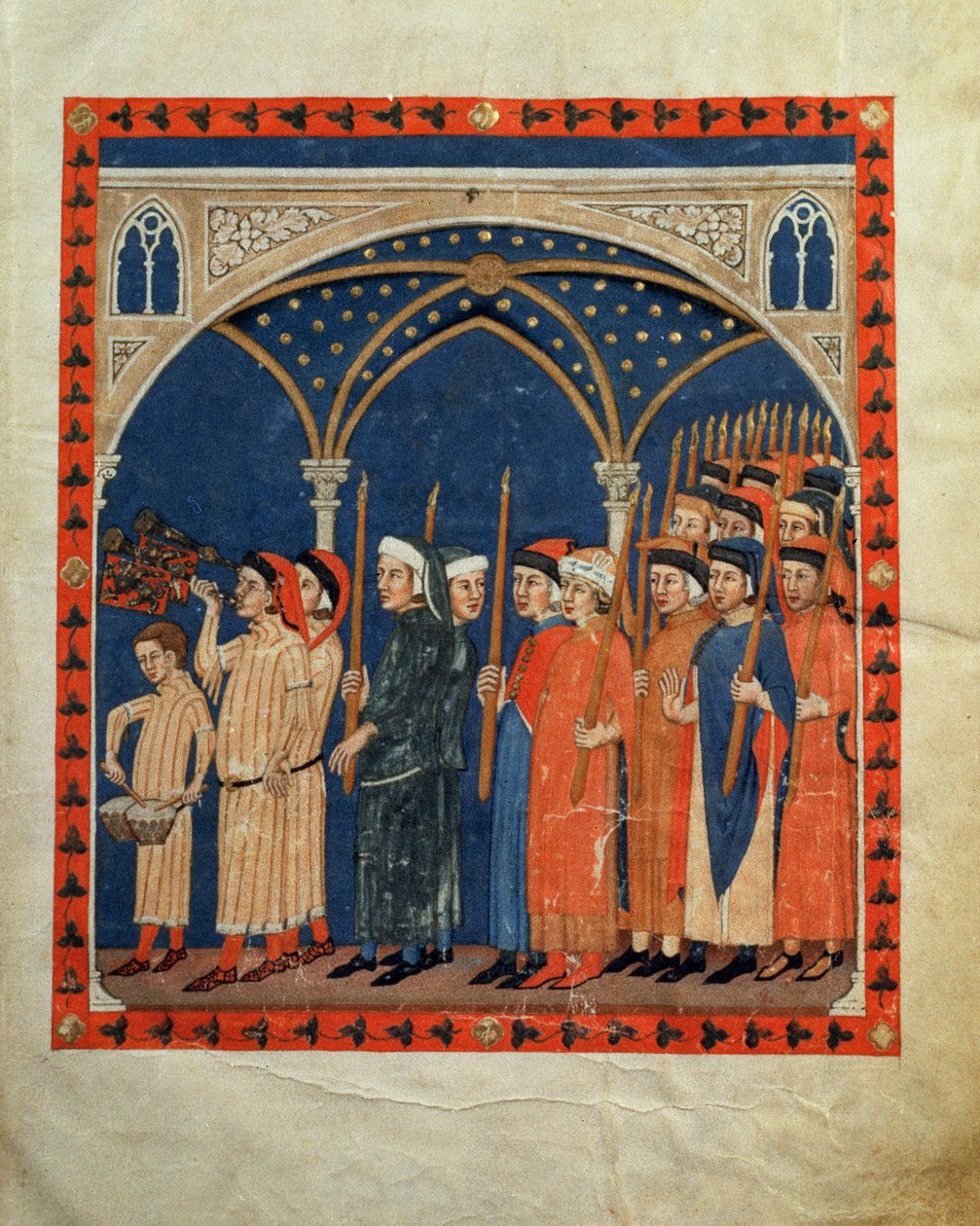 Ms 973 c.20 A Procession by Italian School