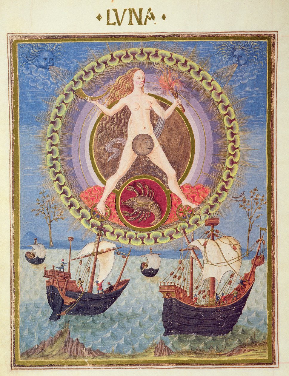 The Moon by Italian School