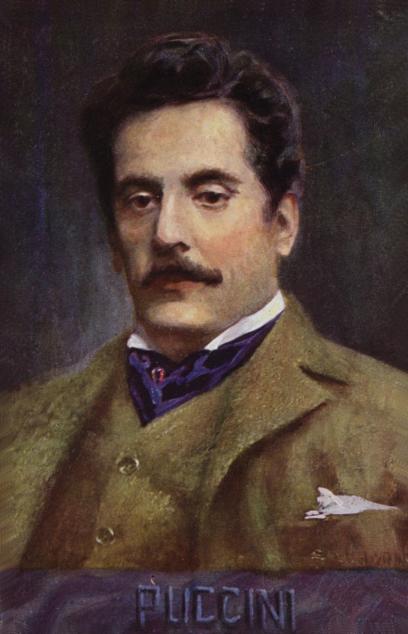 Portrait of Giacomo Puccini by Italian School