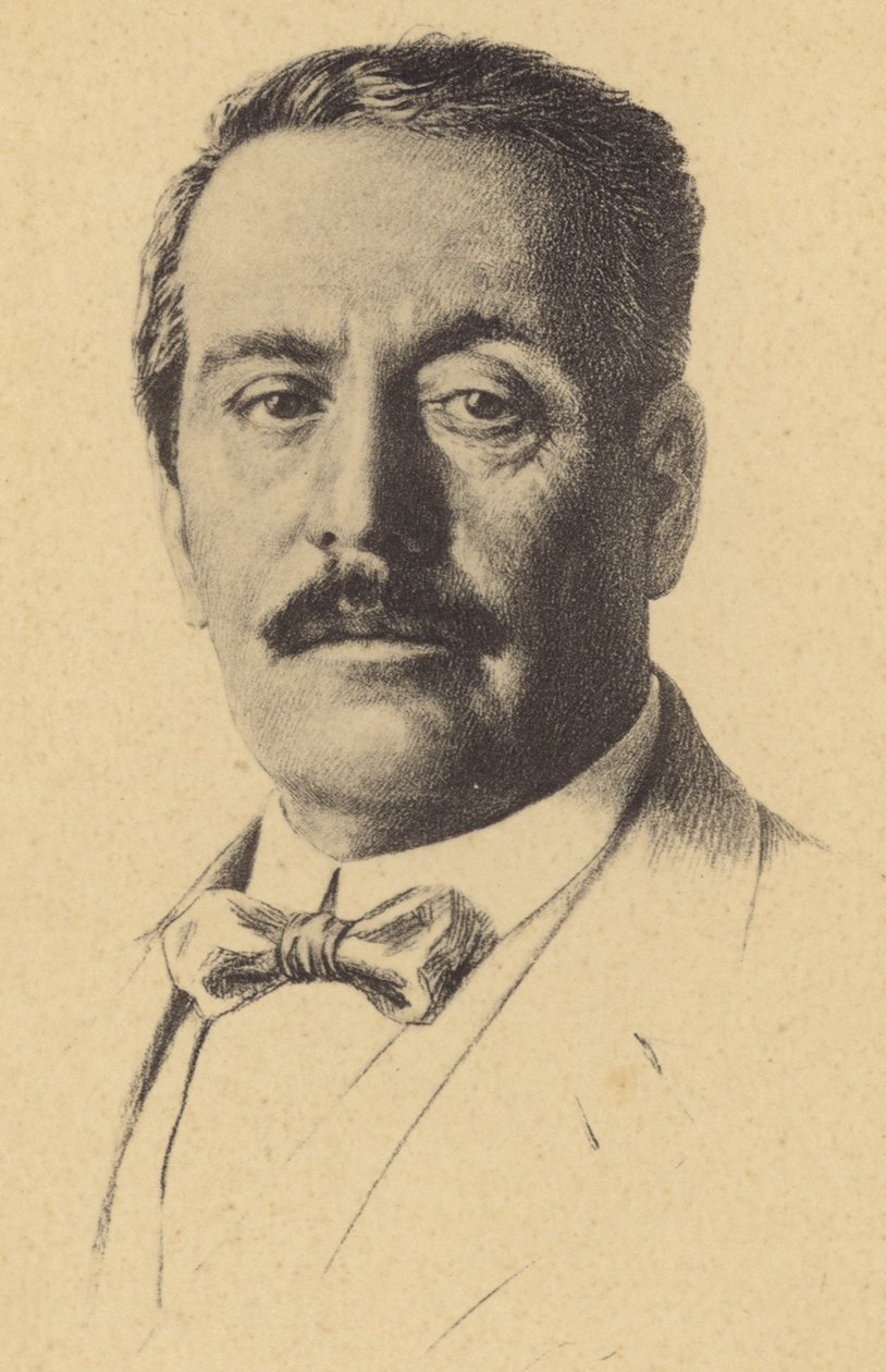 Portrait of Giacomo Puccini by Italian School