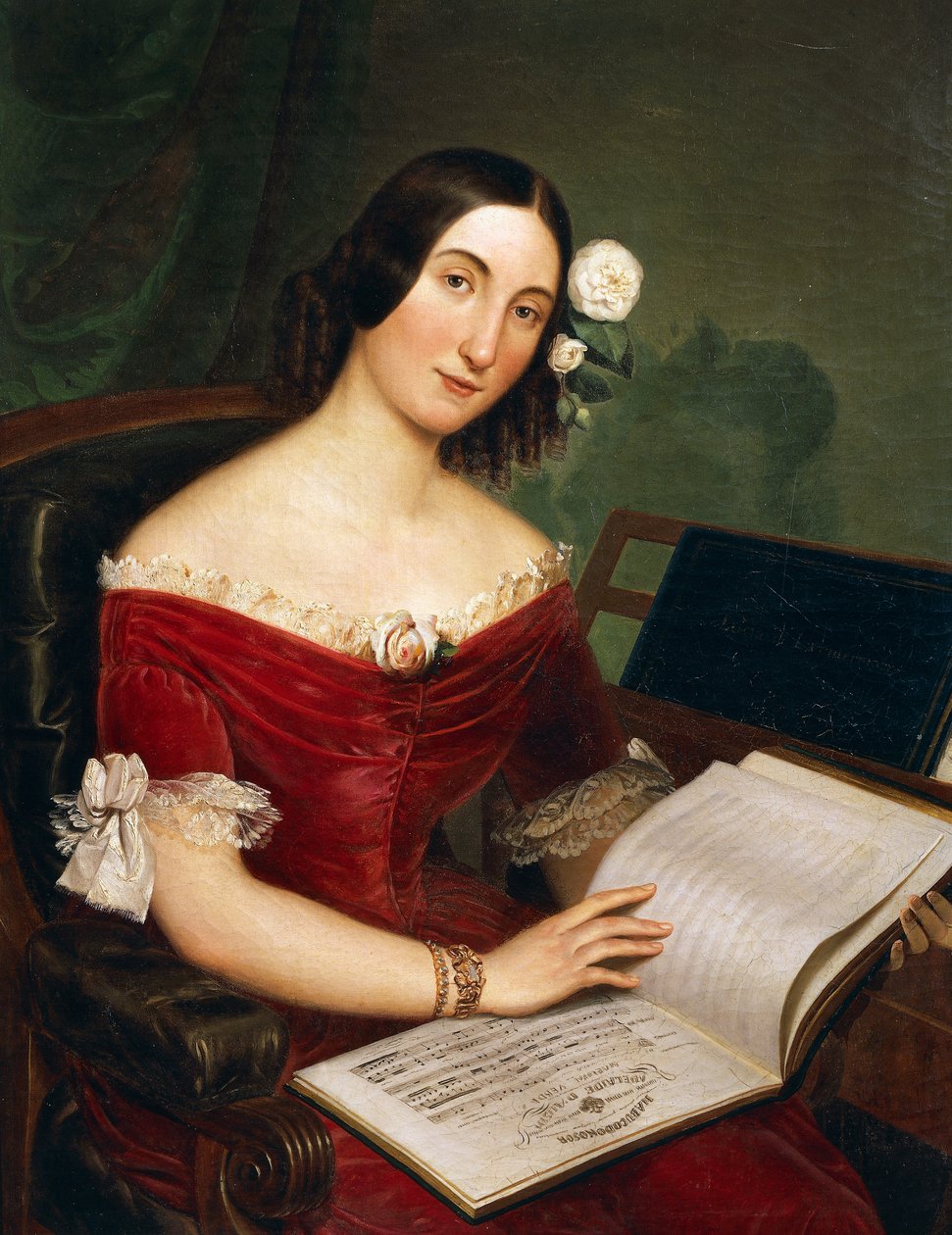 Portrait of Giuseppina Strepponi by Italian School
