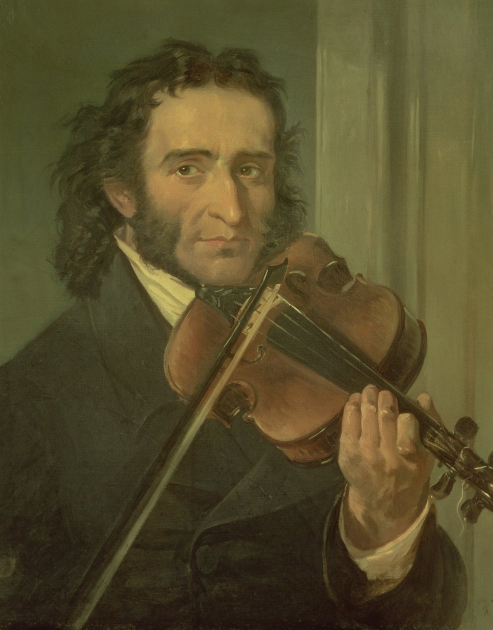 Portrait of Niccolo Paganini (1782-1840) by Italian School