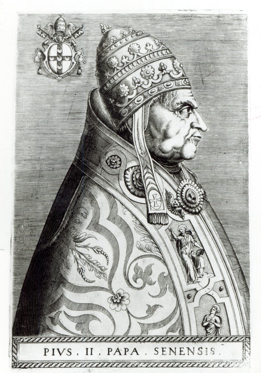 Portrait of Pope Pius II by Italian School